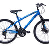 Huffy Extent mountainbike 24 tum blå 18 växlar, För barn 8-12 år