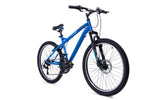 Huffy Extent mountainbike 24 tum blå 18 växlar, För barn 8-12 år