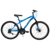 Huffy Extent mountainbike 24 tum blå 18 växlar, För barn 8-12 år