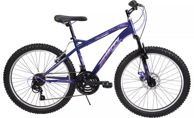 Huffy Extent 24in Hardtail mountainbike midnatt lila - För barn 8-12 år