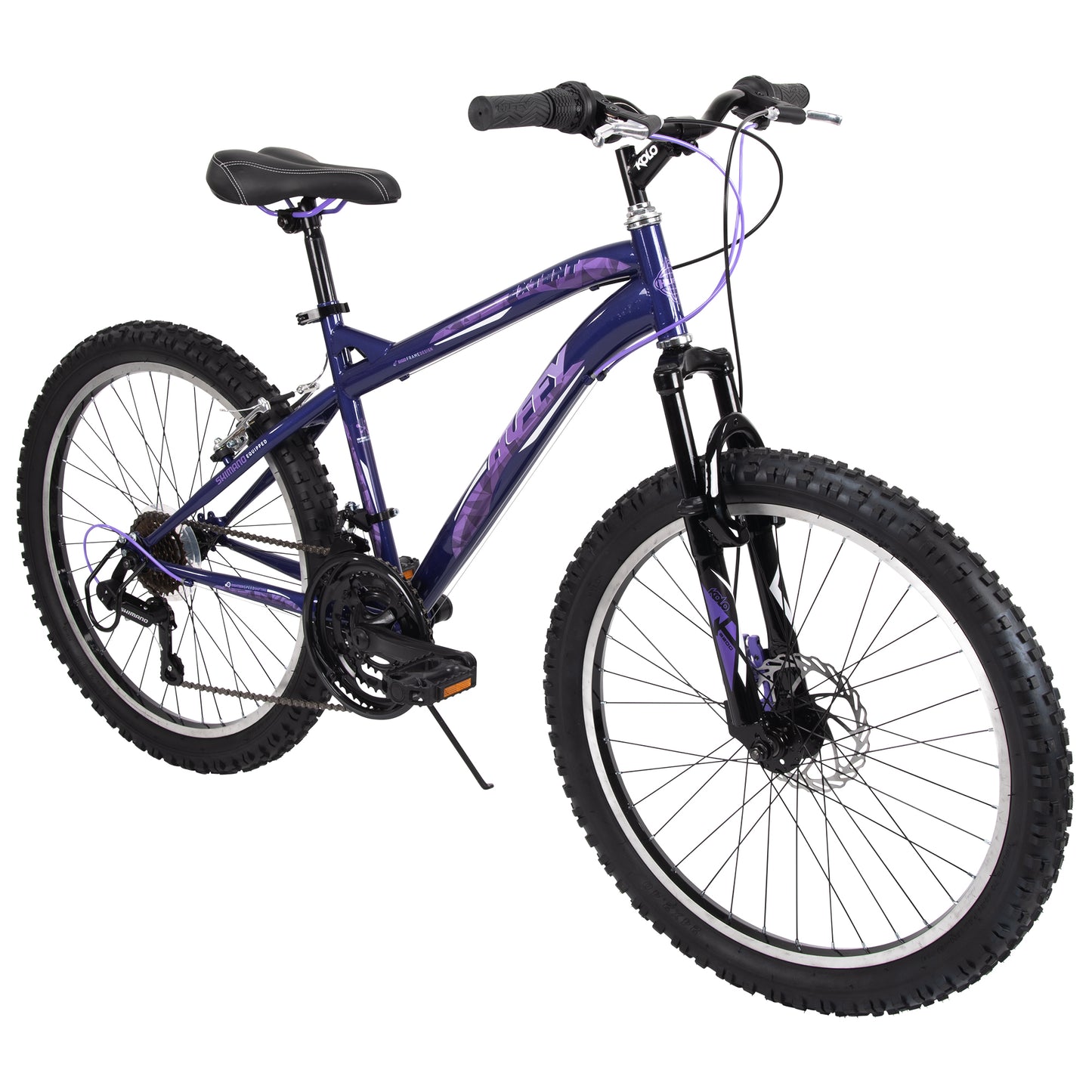 Huffy Extent 24in Hardtail mountainbike midnatt lila - För barn 8-12 år
