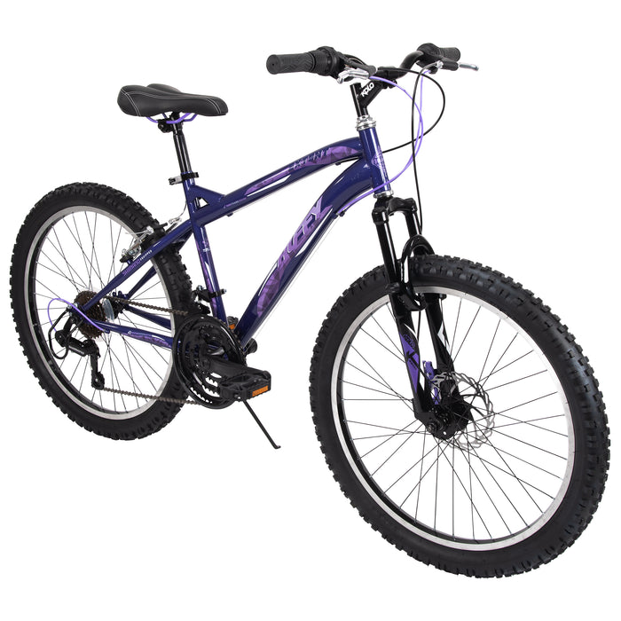 Huffy Extent 24in Hardtail mountainbike midnatt lila - För barn 8-12 år