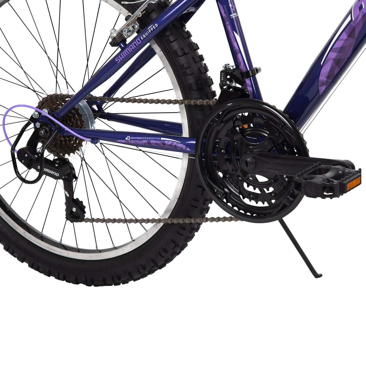 Huffy Extent 24in Hardtail mountainbike midnatt lila - För barn 8-12 år