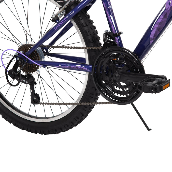 Huffy Extent 24in Hardtail mountainbike midnatt lila - För barn 8-12 år