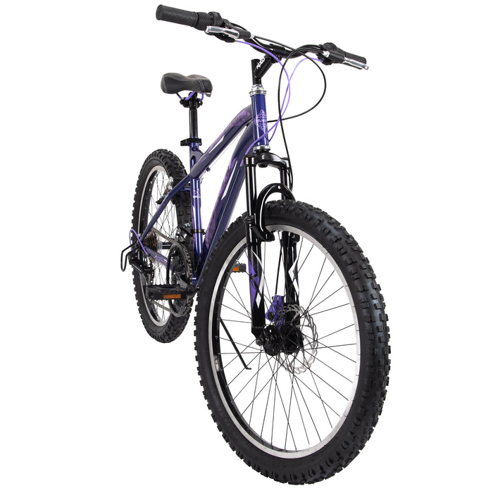 Huffy Extent 24in Hardtail mountainbike midnatt lila - För barn 8-12 år