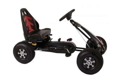 Volare Go Kart Trampcykel, Svart - Lilla Cykelbutiken