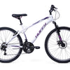 Huffy Extent 26 tum Hardtail mountainbike vit/lila - 18 växlar