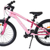 Volare Boost Barncykel 20 tum, 7 växlar, dubbla handbromsar, Rosa - För barn 6-8 år
