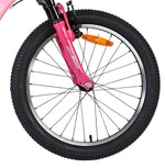 Volare Boost Barncykel 20 tum, 7 växlar, dubbla handbromsar, Rosa - För barn 6-8 år