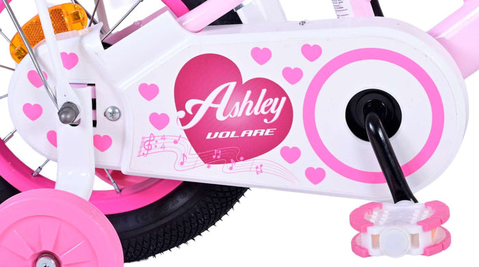 Volare Ashley Barncykel 12 tum, Rosa - Lilla Cykelbutiken