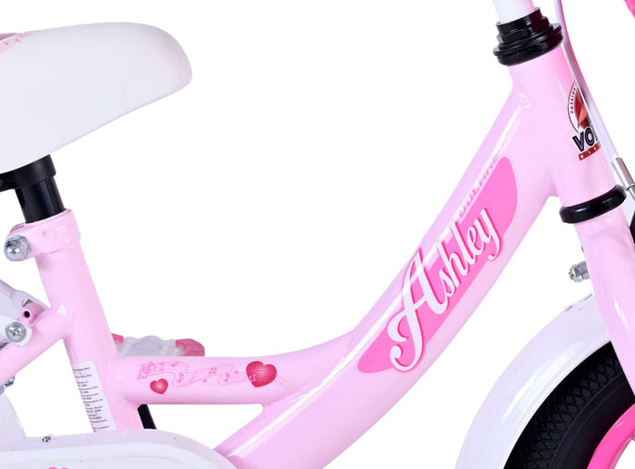 Volare Ashley Barncykel 12 tum, Rosa - Lilla Cykelbutiken