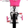 Volare Ashley Barncykel 12 tum, Vit - Lilla Cykelbutiken