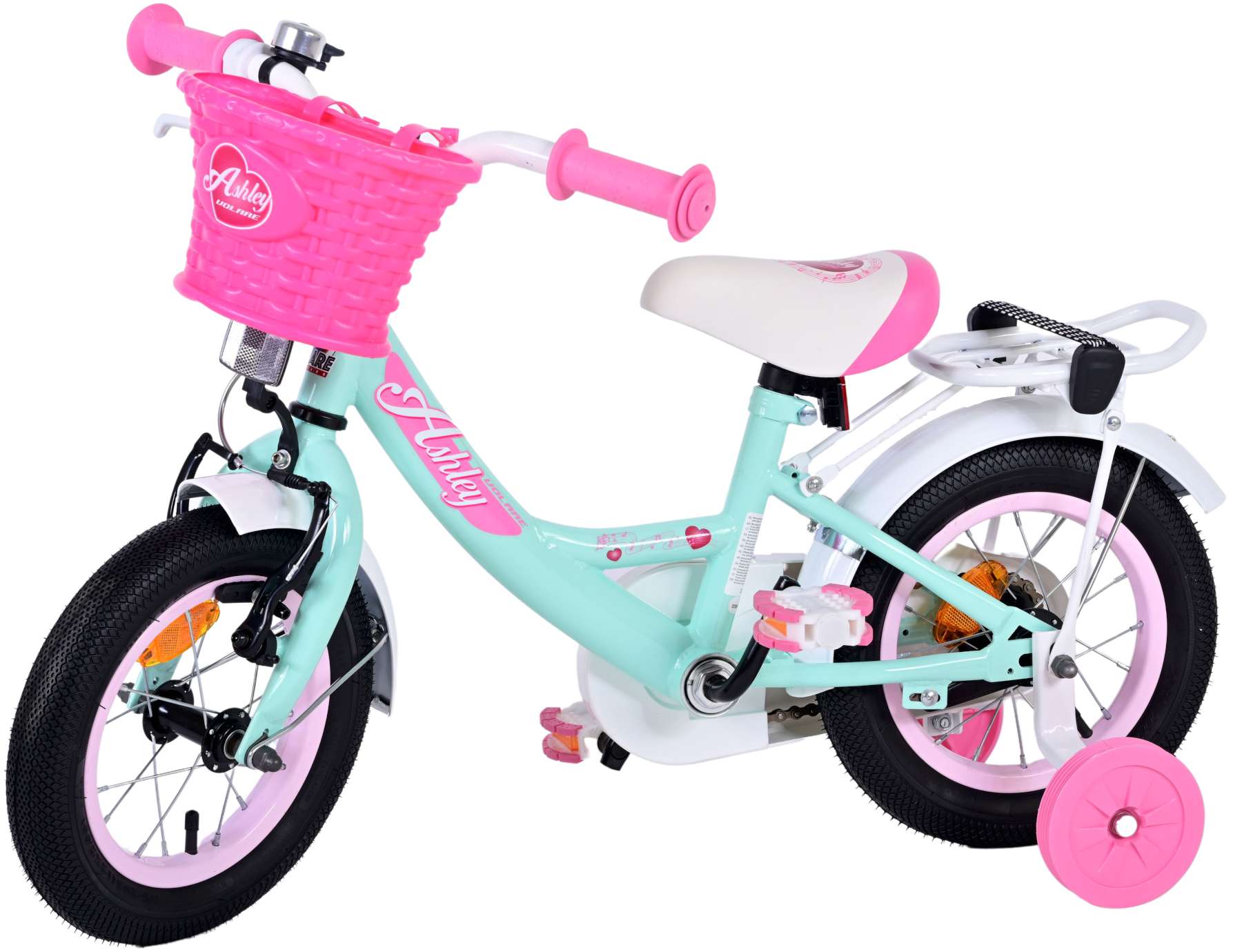 Volare Ashley Barncykel, 12 tum - Lilla Cykelbutiken
