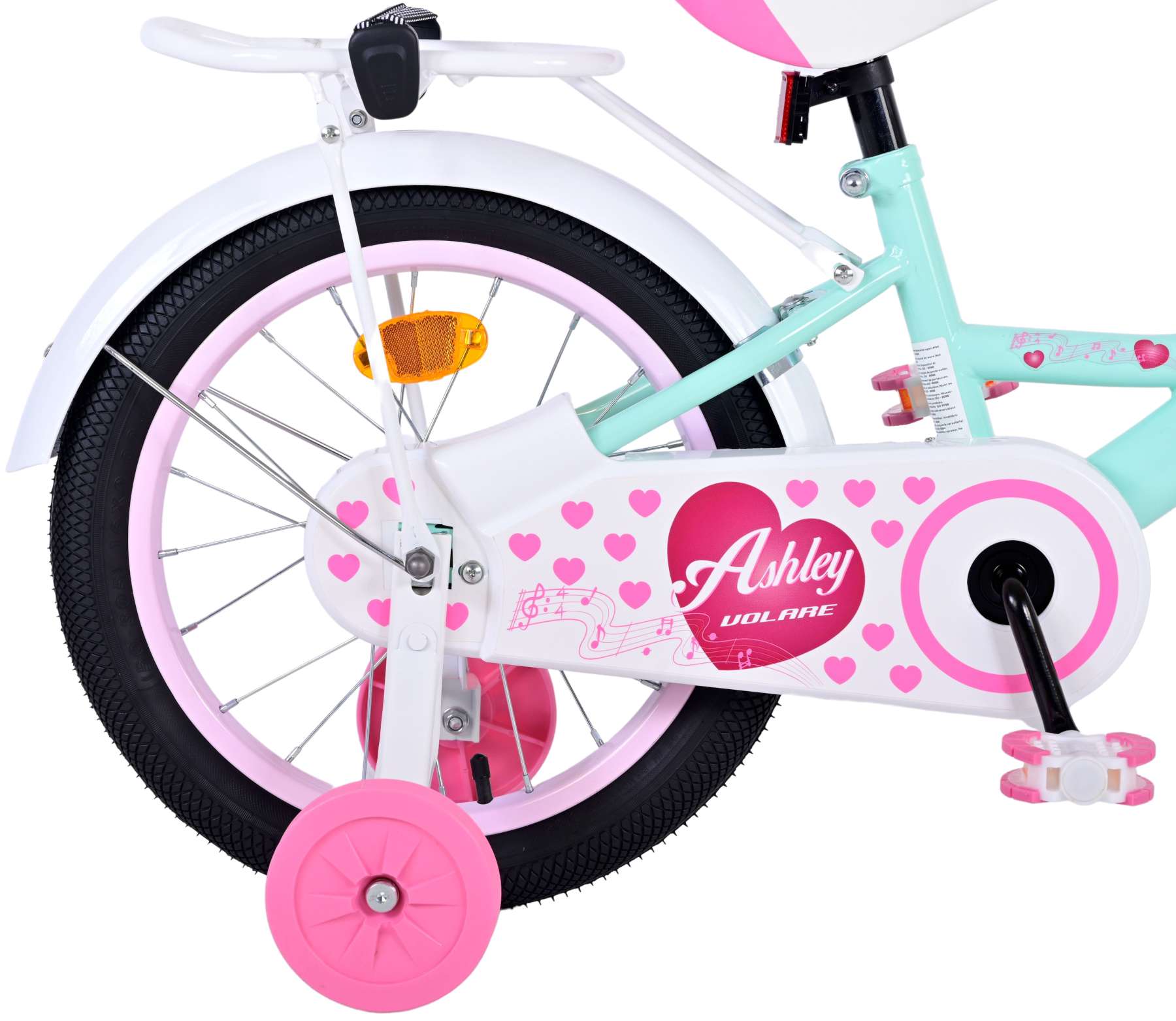 Volare Ashley Barncykel, 16 tum - Lilla Cykelbutiken