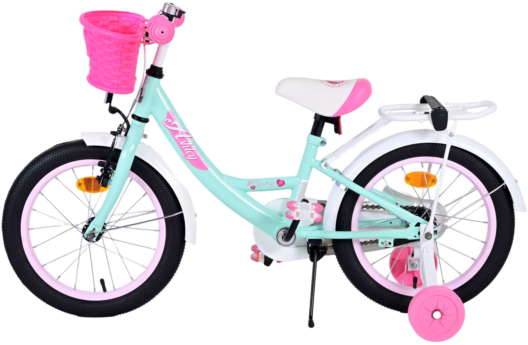Volare Ashley Barncykel, 16 tum - Lilla Cykelbutiken