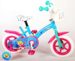 Ocean Barncykel 10 tum, Rosa/Blå - Lilla Cykelbutiken