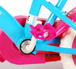 Ocean Barncykel 10 tum, Rosa/Blå - Lilla Cykelbutiken