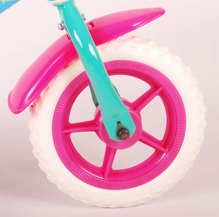 Ocean Barncykel 10 tum, Rosa/Blå - Lilla Cykelbutiken