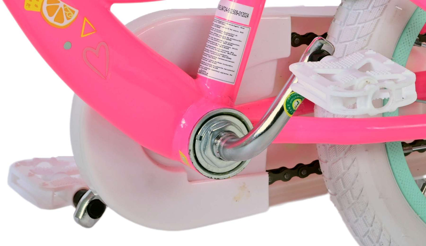 Barbie Kids' Rosa 12 tum – Barncykel med två handbromsar