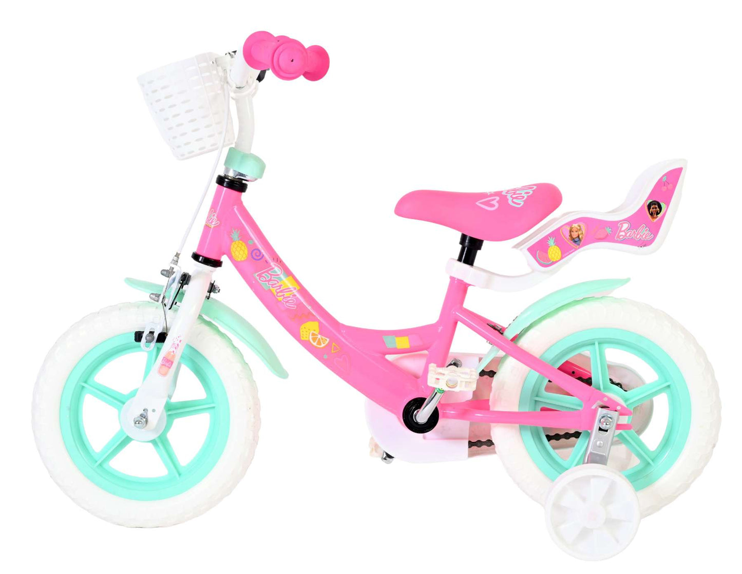 Barbie   Barncykel 12 tum, Rosa - För barn 3-4 år