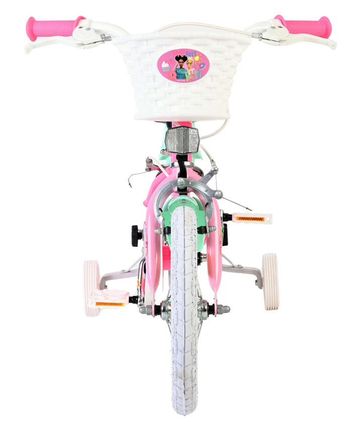 Barbie Kids' Barncykel 14 tum, dubbla handbromsar, Rosa - För barn 5-5 år