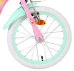 Barbie Kids' Barncykel 16 tum, dubbla handbromsar, Rosa - För barn 4-6 år
