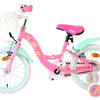 Barbie Kids' Barncykel 16 tum, dubbla handbromsar, Rosa - För barn 4-6 år