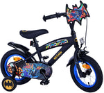 Batman Barncykel 12 tum, Svart - Lilla Cykelbutiken
