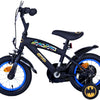 Batman Barncykel 12 tum, Svart - Lilla Cykelbutiken