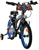 Batman Barncykel 16 tum, dubbla handbromsar, Svart - För barn 4-6 år