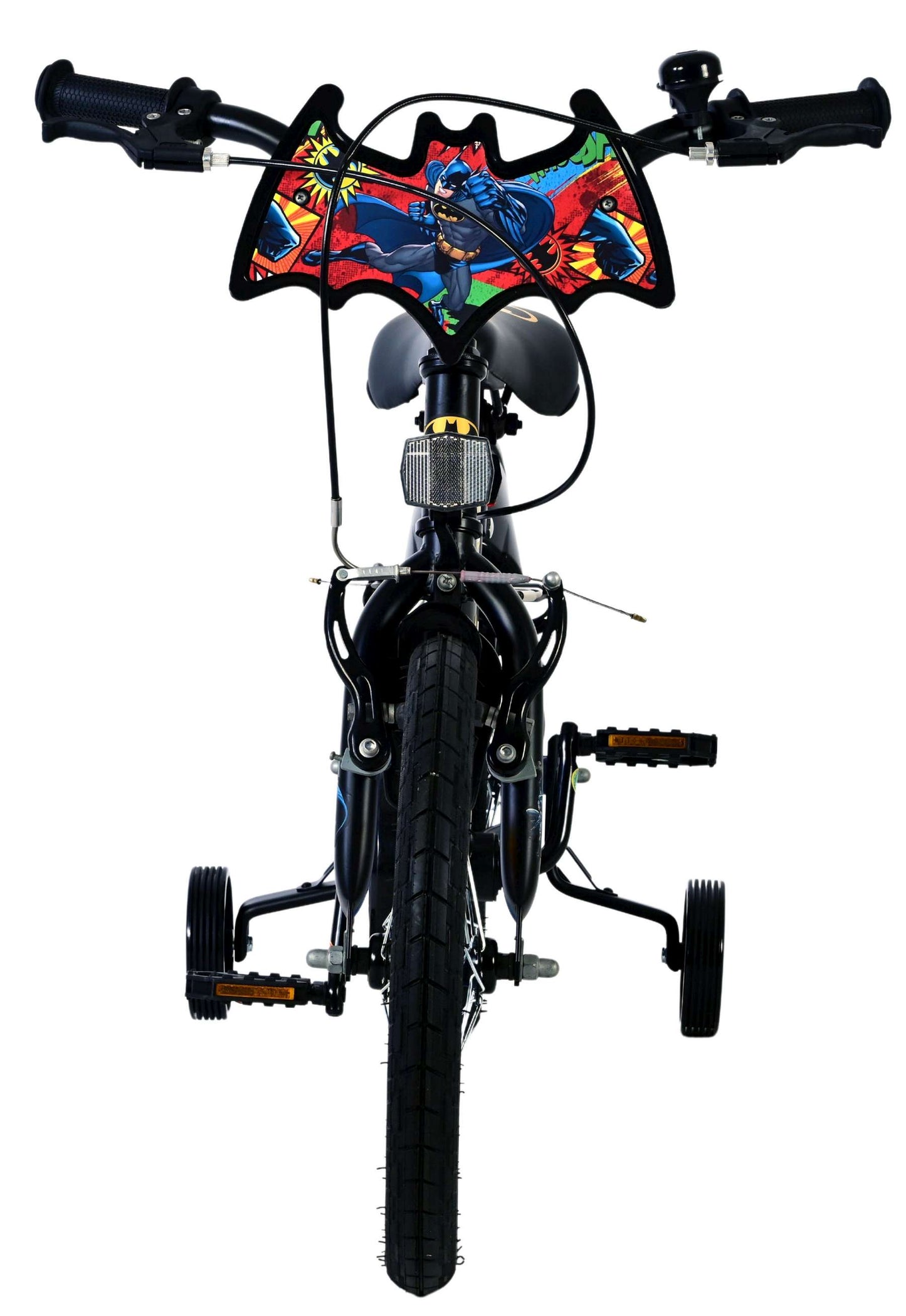 Batman Barncykel 16 tum, dubbla handbromsar, Svart - För barn 4-6 år