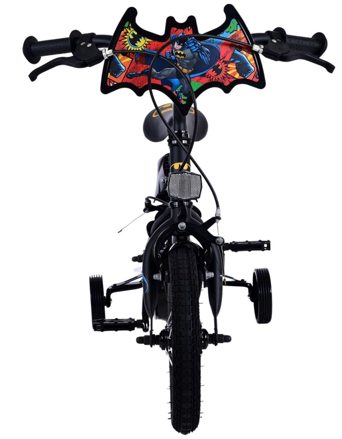 Batman Barncykel Två Handbromsar 12 tum, Svart - Lilla Cykelbutiken