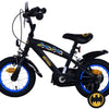 Batman Barncykel Två Handbromsar 12 tum, Svart - Lilla Cykelbutiken