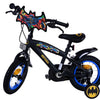 Batman Barncykel Två Handbromsar 12 tum, Svart - Lilla Cykelbutiken