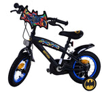 Batman Barncykel Två Handbromsar 12 tum, Svart - Lilla Cykelbutiken