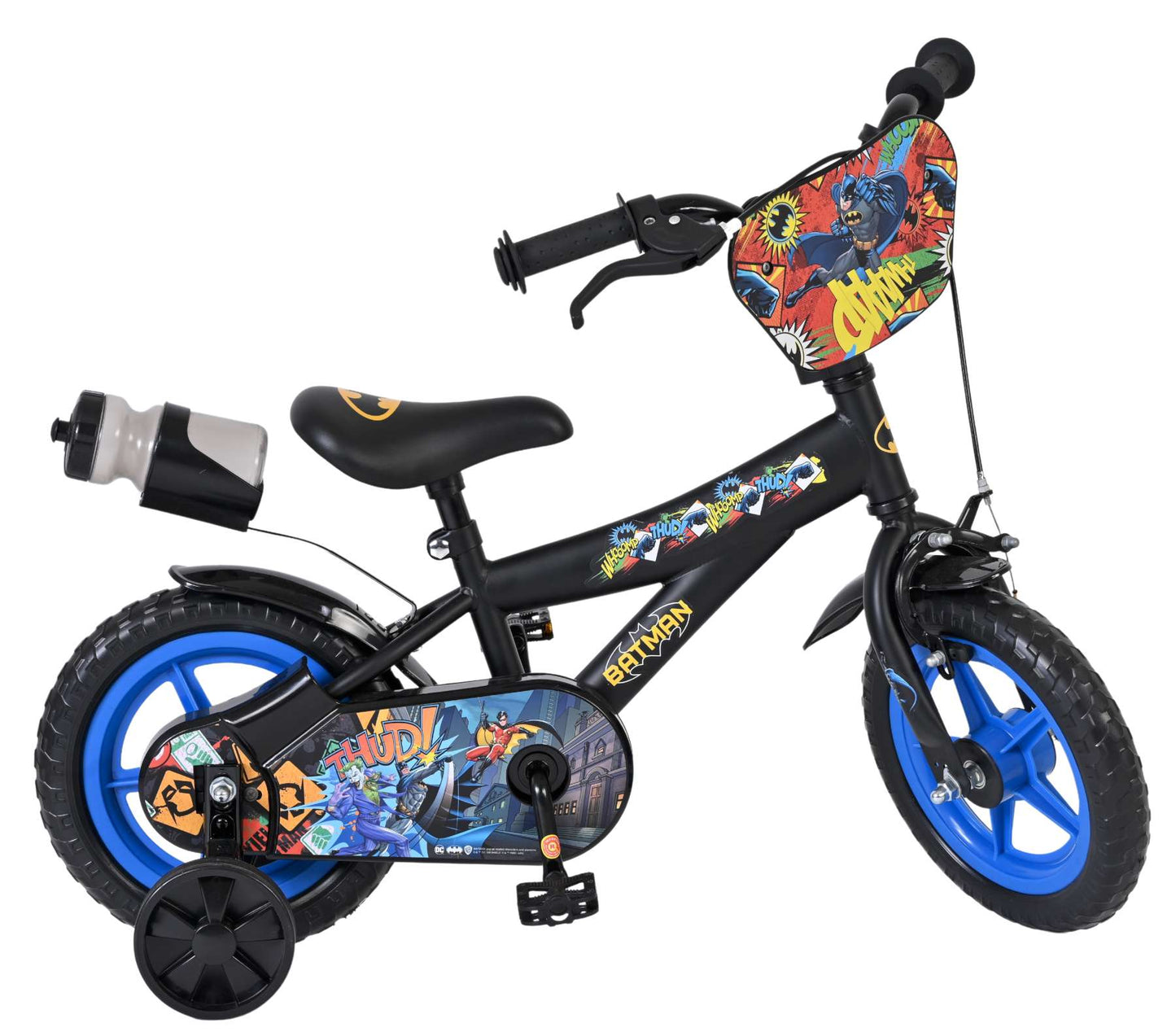 Batman   Barncykel 12 tum, Svart - För barn 3-4 år