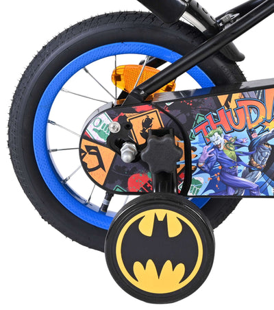 Batman Barncykel 12 tum, Svart - För barn 3-4 år