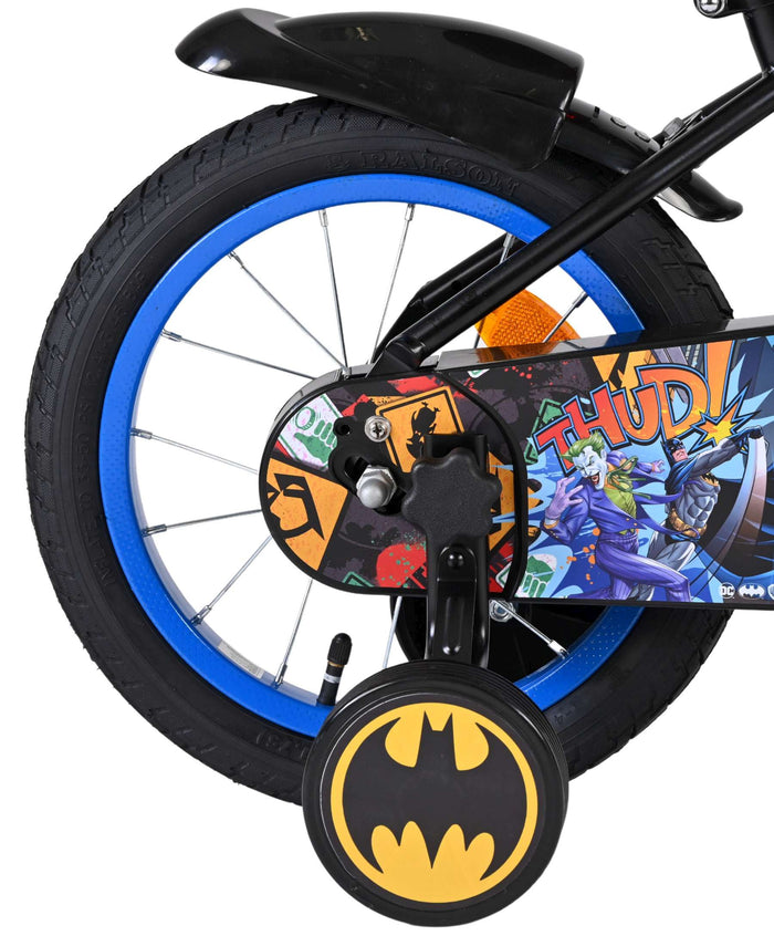 Batman Barncykel 14 tum, Svart - För barn 5-5 år