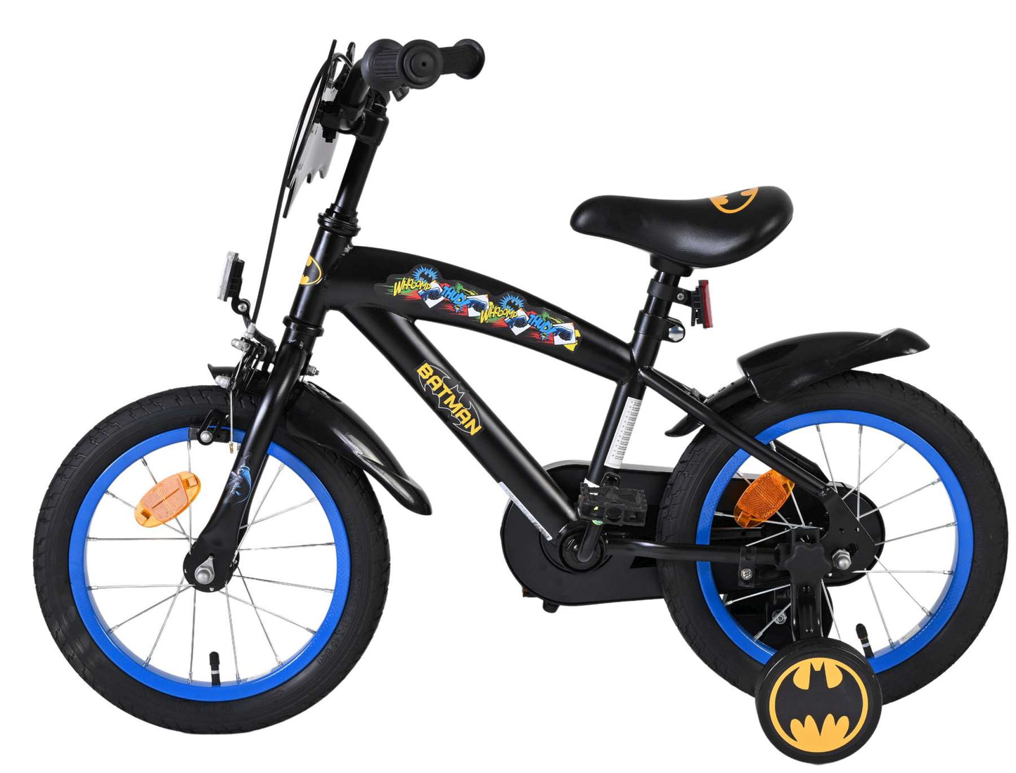 Batman Barncykel 14 tum, Svart - För barn 5-5 år