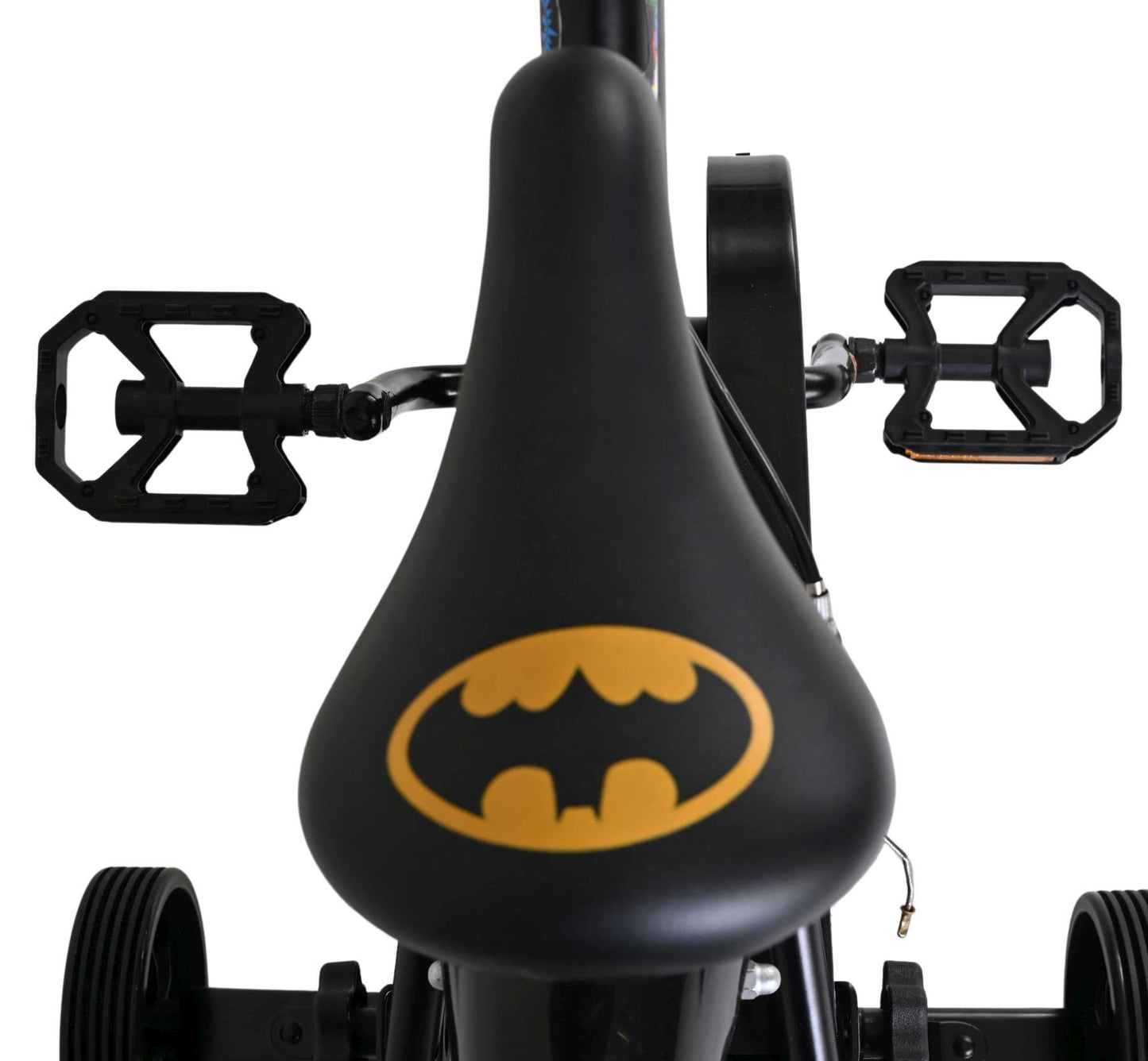 Batman Barncykel 14 tum, dubbla handbromsar, Svart - För barn 5-5 år