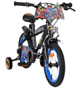 Batman Barncykel 14 tum, dubbla handbromsar, Svart - För barn 5-5 år