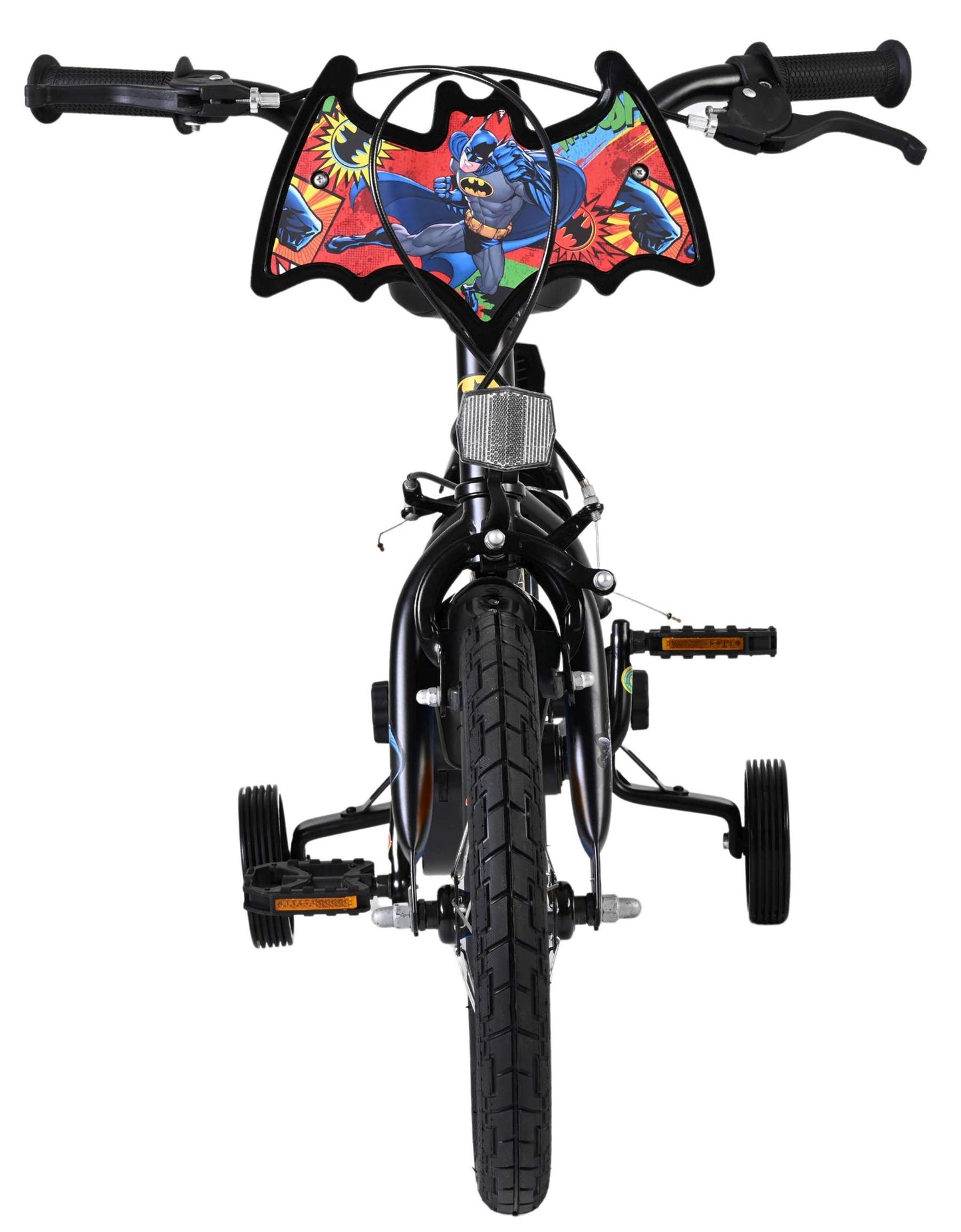 Batman Barncykel 14 tum, dubbla handbromsar, Svart - För barn 5-5 år