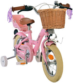 Volare Blossom Barncykel Två Handbromsar 12 tum, Rosa - Lilla Cykelbutiken