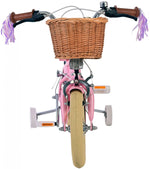 Volare Blossom Barncykel Två Handbromsar 12 tum, Rosa - Lilla Cykelbutiken