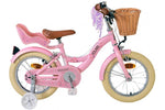 Volare Blossom Barncykel Två Handbromsar 14 tum, Rosa - Lilla Cykelbutiken