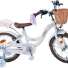Volare Blossom Barncykel Två Handbromsar 16 tum, Vit - Lilla Cykelbutiken