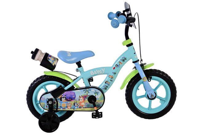 Bluey Mag Wheels Barncykel 12 tum, Ljusblå - För barn 3-4 år