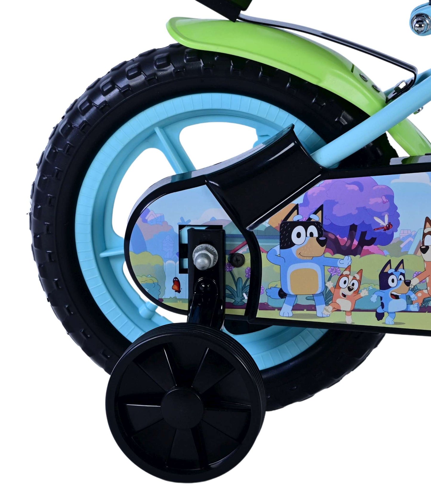 Bluey Barncykel 12 tum, Ljusblå - För barn 3-4 år
