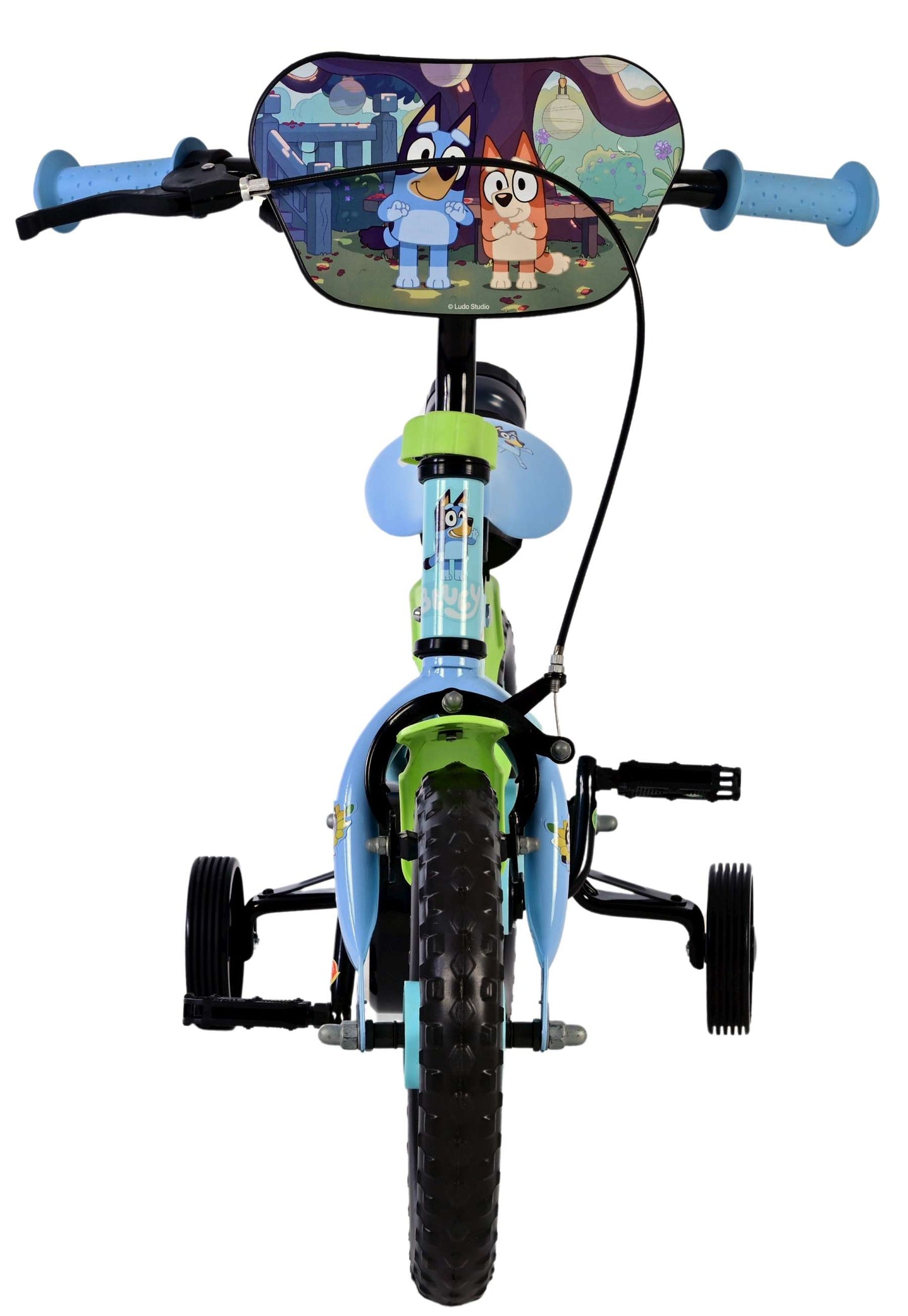 Bluey Barncykel 12 tum, Ljusblå - För barn 3-4 år