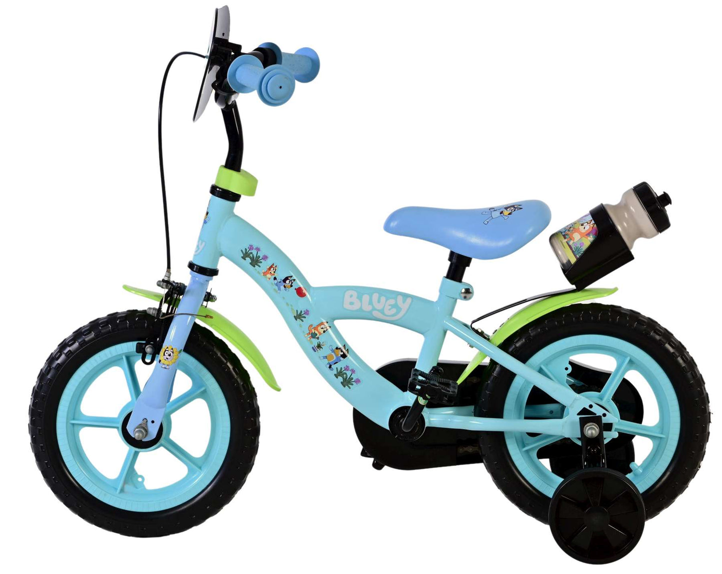 Bluey Barncykel 12 tum, Ljusblå - För barn 3-4 år